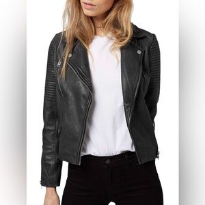 Topshop Faux Leather Jacket